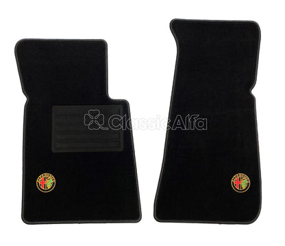 IN096 SPIDER 1985-93 OVERMATS - BLACK CARPET