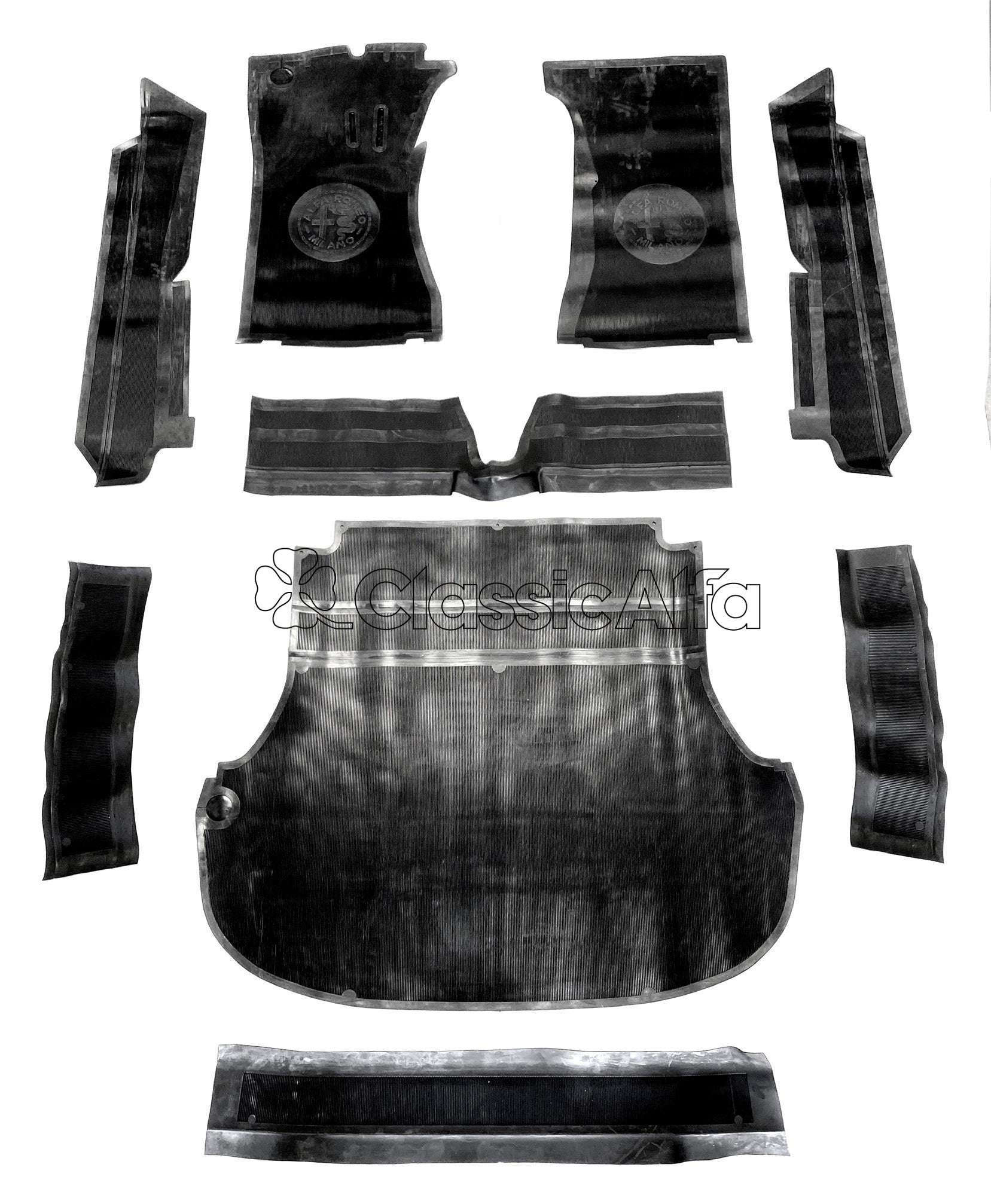 IN101 LHD COMPLETE MAT SET - ROUNDTAIL SPIDER – Classic Alfa