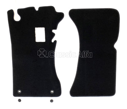 IN110 SPIDER 1966-70 OVERMATS - BLACK CARPET