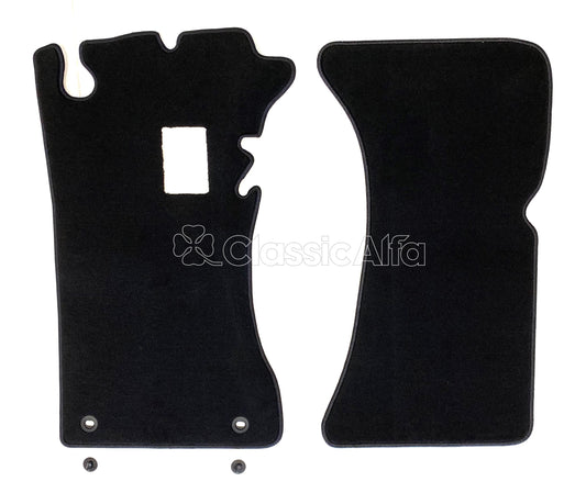 IN110 SPIDER 1966-70 OVERMATS - BLACK CARPET