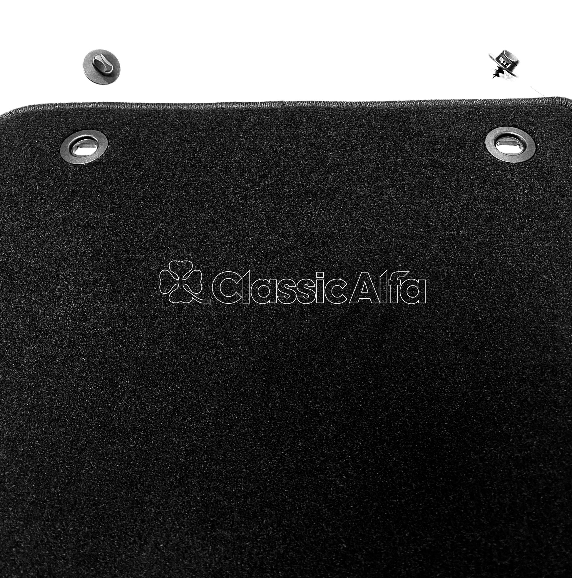 IN110 SPIDER 1966-70 OVERMATS - BLACK CARPET