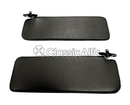 IN118/1 PAIR OF GT SUN VISORS ALL BLACK