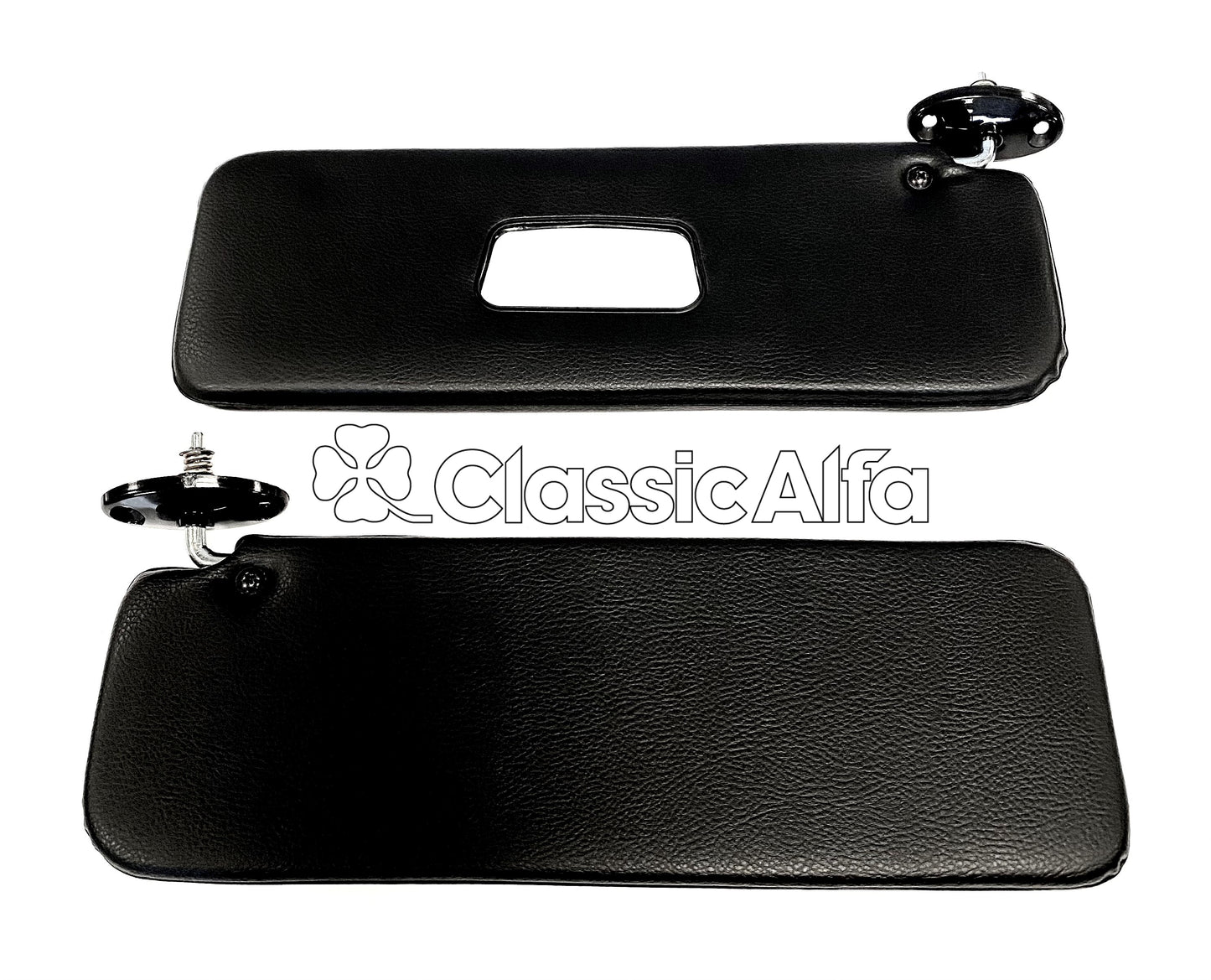 IN118/1 PAIR OF GT SUN VISORS ALL BLACK