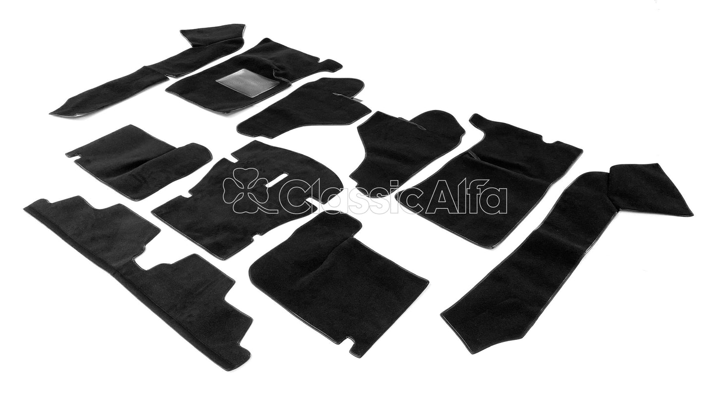 IN132/1 CARPET SET FOR SPIDER 1990-93 - BLACK