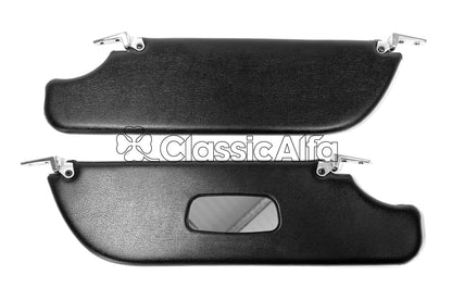 IN143 SPIDER SUN VISOR CHROME SUPPORTS 1966-89 - PAIR 