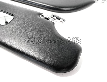 IN143 SPIDER SUN VISOR CHROME SUPPORTS 1966-89 - PAIR 