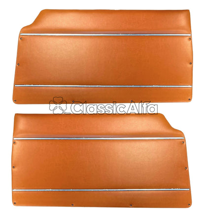 IN150 SPRINT GT/GTV/GT JUNIOR/1750 MK 1 INNER DOOR PANELS - OCHRE- PAIR