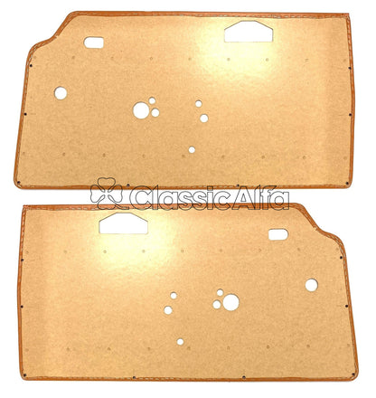 IN150 SPRINT GT/GTV/GT JUNIOR/1750 MK 1 INNER DOOR PANELS - OCHRE- PAIR