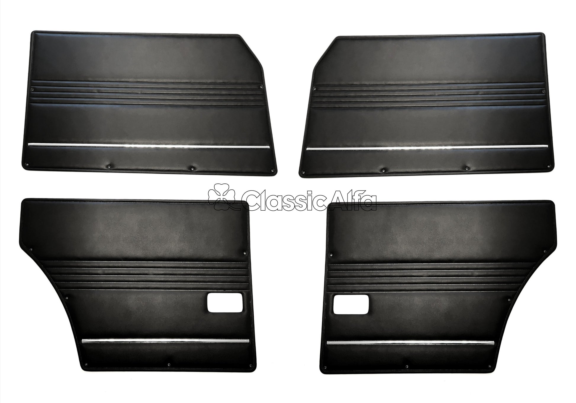 IN209 GIULIA SALOON INNER DOOR PANEL SET BLACK 62-73
