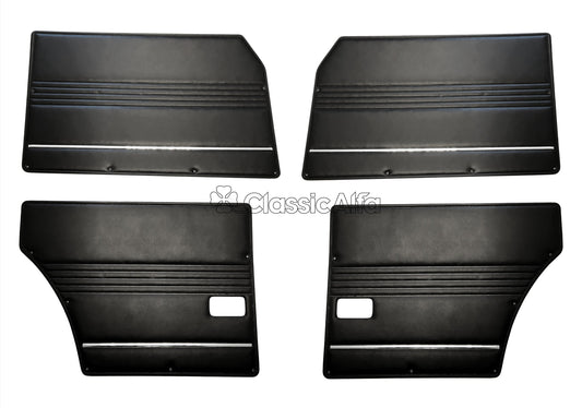 IN209 GIULIA SALOON INNER DOOR PANEL SET BLACK 62-73