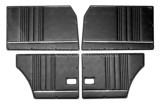 IN210 GIULIA SALOON INNER DOOR PANEL SET BLACK 74-78