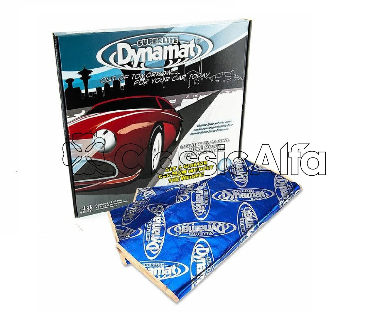 IN216/1 DYNAMAT SUPERLITE SOUND DEADENING 12 SHEETS