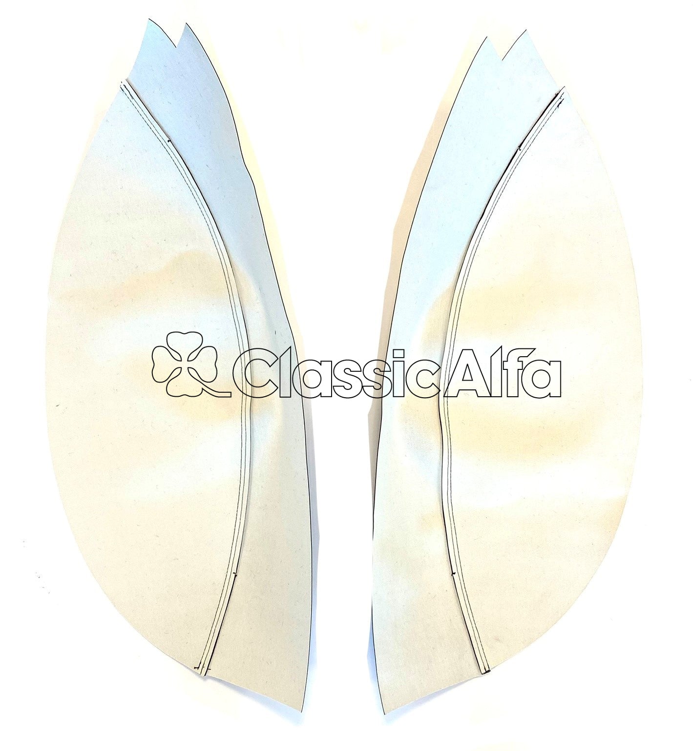 IN237 GT INNER WHEELARCH VINYL COVERS - PAIR - GREY