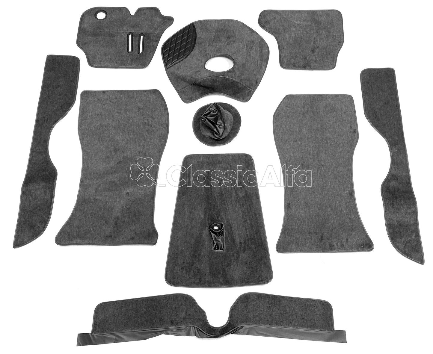 IN240 SPRINT GT/GTV CARPET TO 1968 - LEFT HAND DRIVE - STANDING PEDALS