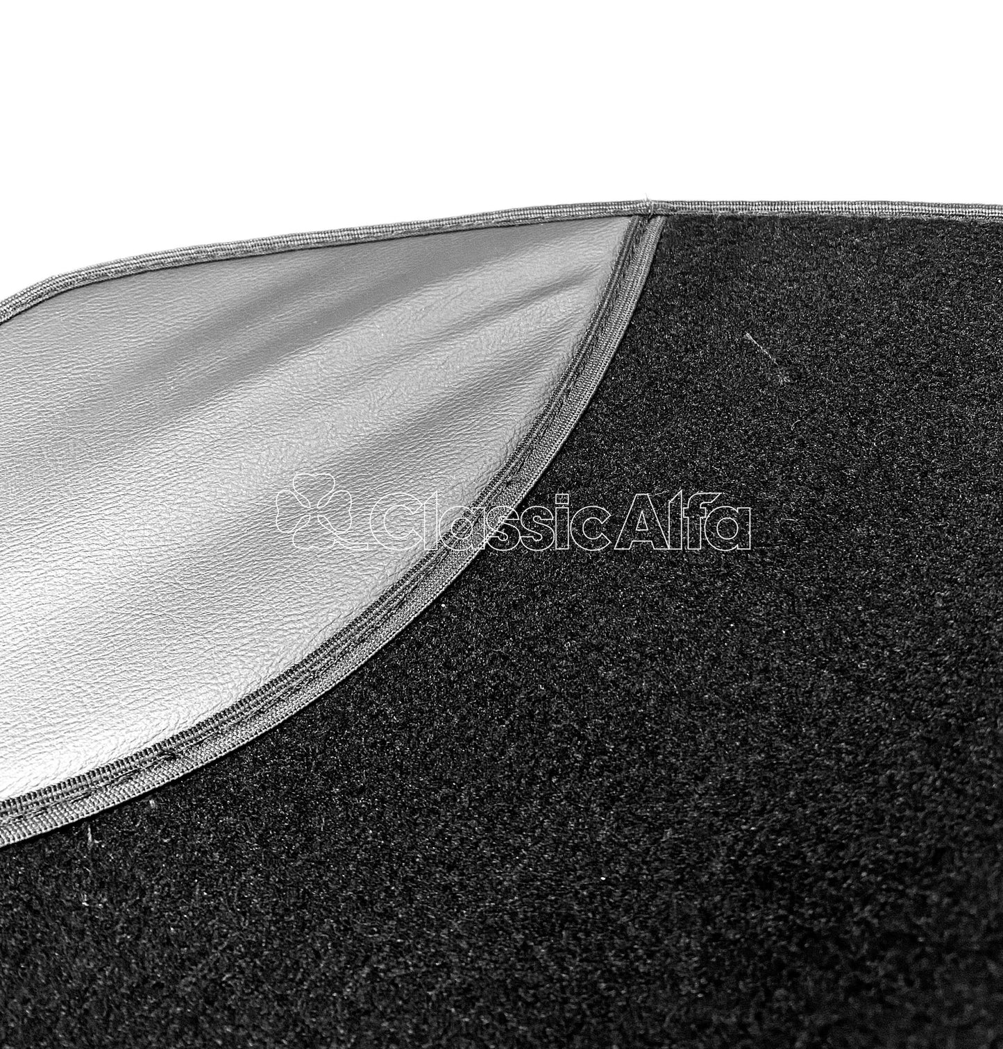 IN242 LHD 1750 GTV STANDING PEDALS CARPET SET - BLACK