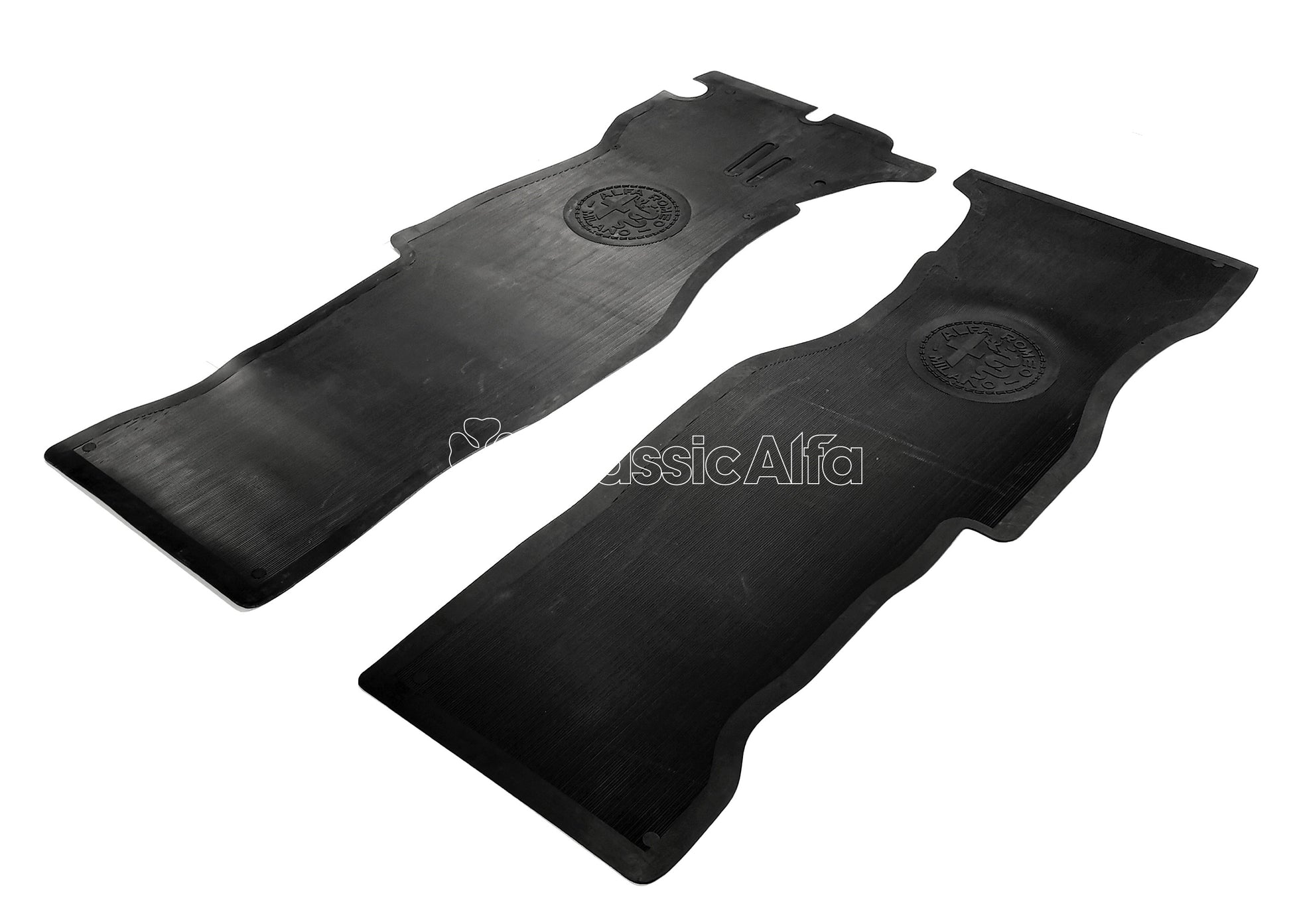 IN256 GIULIA RUBBER FLOOR MATS- STANDING PEDAL - LEFT HAND DRIVE CARS