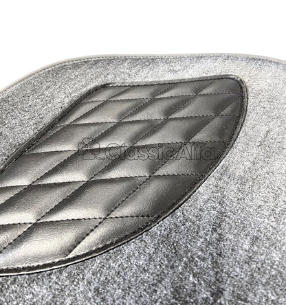 IN260/1 BERLINA 2000 GREY CARPET SET - LEFT HAND DRIVE HANGING PEDALS