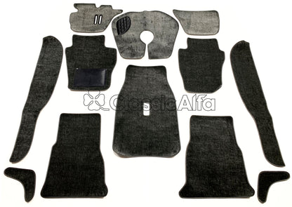 IN260 BERLINA 1750 SALOON GREY CARPET SET - LEFT HAND DRIVE STANDING PEDALS