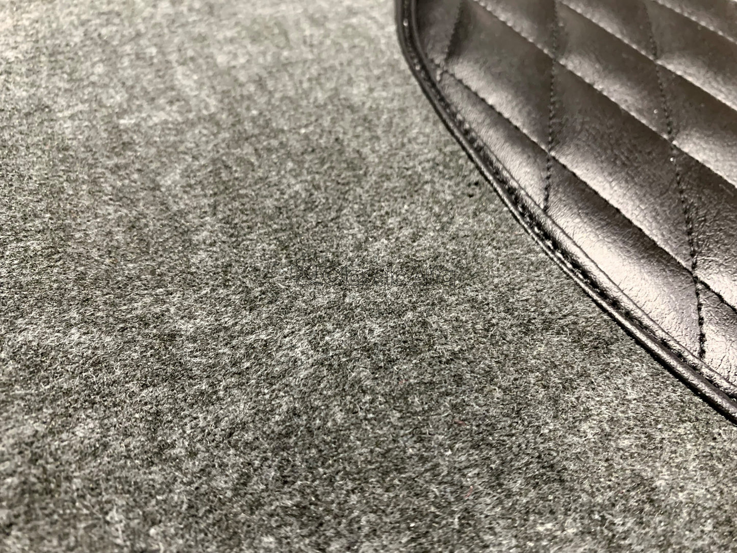 IN260 BERLINA 1750 SALOON GREY CARPET SET - LEFT HAND DRIVE STANDING PEDALS