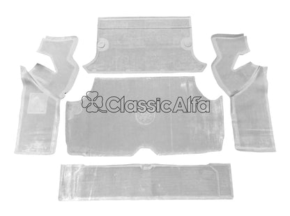 IN262/1 GIULIA SALOON LIGHT GREY BOOT RUBBER MAT SET