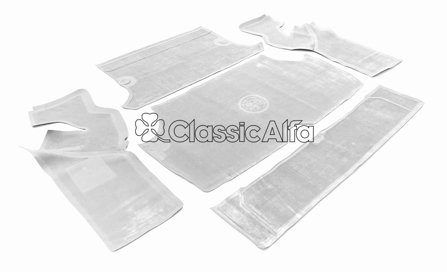 IN262/1 GIULIA SALOON LIGHT GREY BOOT RUBBER MAT SET