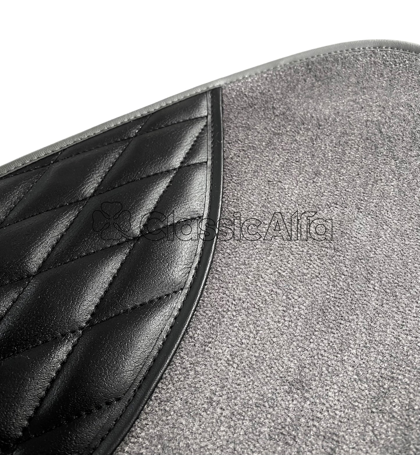 IN268/2 GIULIA SALOON PREMIUM GREY CARPET SET - LEFT HAND DRIVE HANGING PEDALS