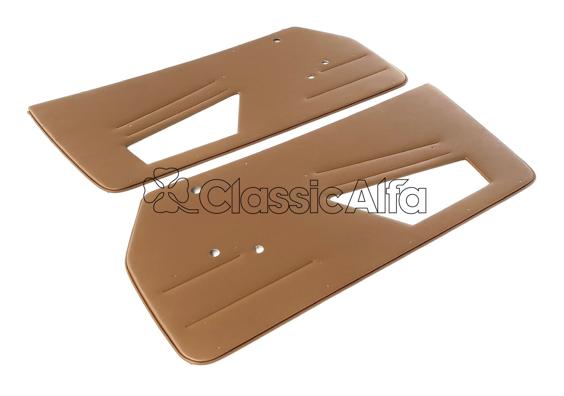 IN279 SPIDER 1984-89 INNER DOOR TRIM PANELS - BROWN - PAIR