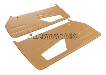 IN281 SPIDER 1978-84 INNER DOOR TRIM PANELS - BROWN - PAIR