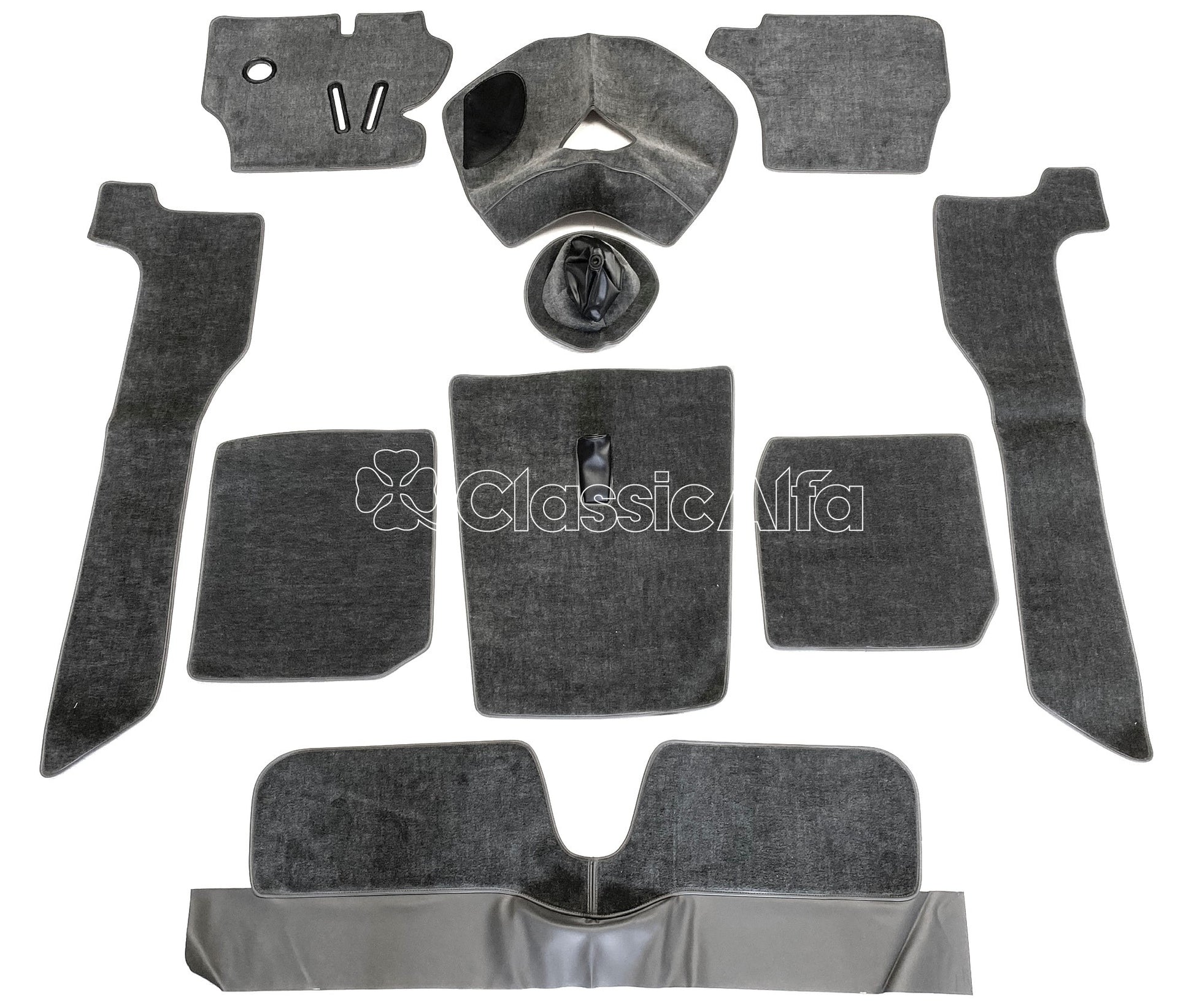 IN288 GTC CARPET SET GREY - LEFT HAND DRIVE -