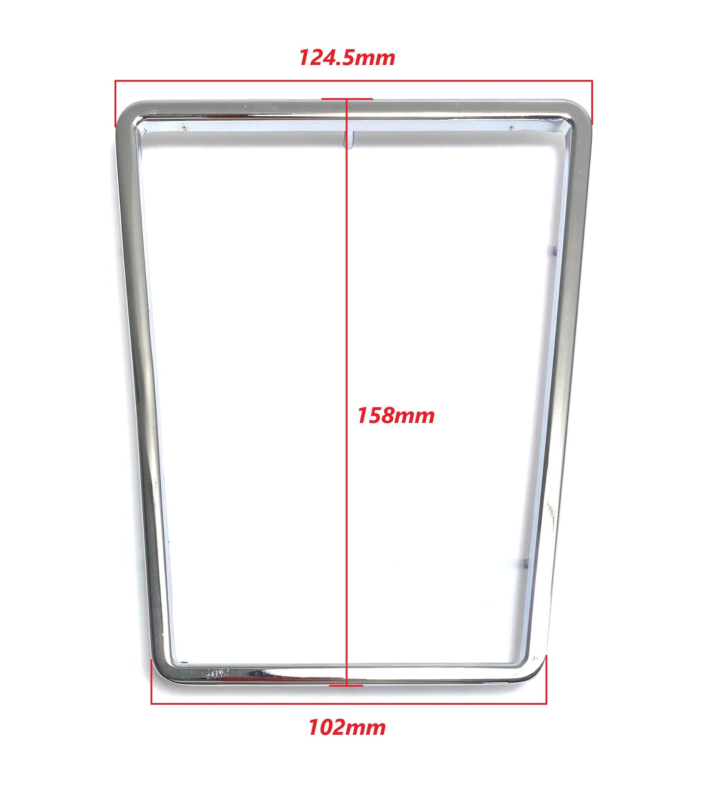 IN352 GIULIA CHROME GEAR LEVER GAITER FRAME