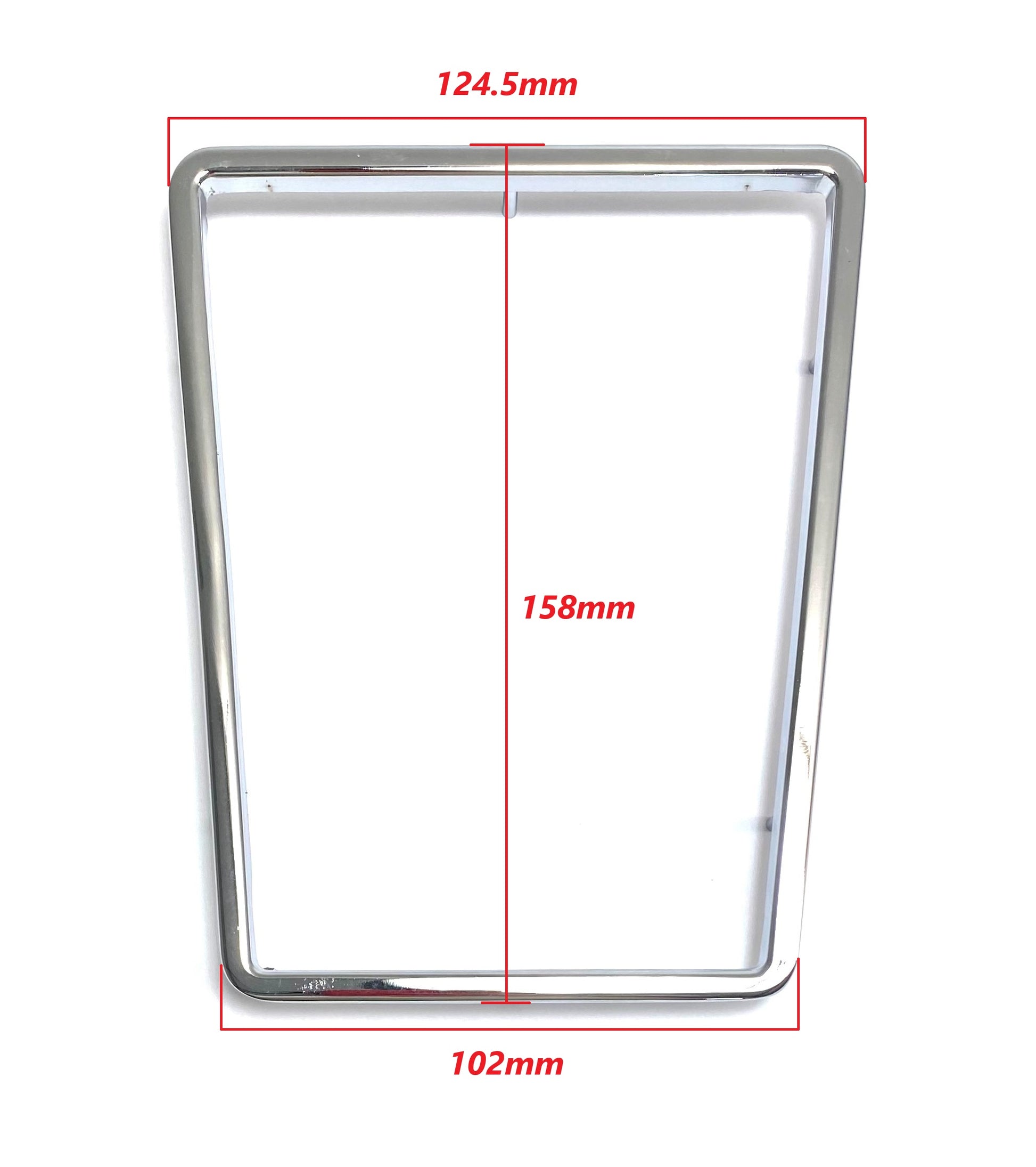 IN352 GIULIA CHROME GEAR LEVER GAITER FRAME