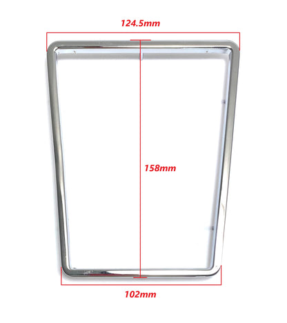 IN352 GIULIA CHROME GEAR LEVER GAITER FRAME