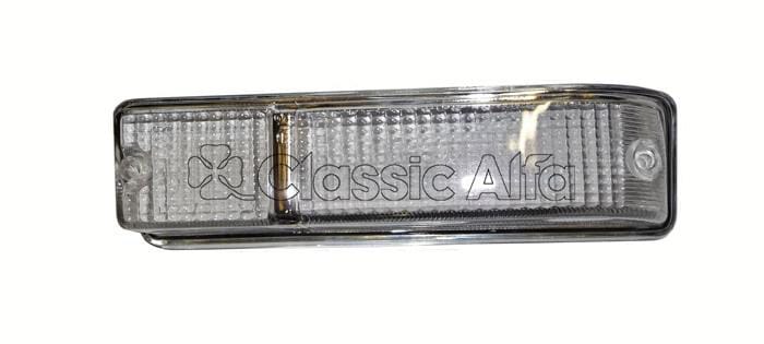 LT012/2 FRONT SIDELIGHT LENS LEFT - CLEAR VERSION - GT JUNIOR & GTV 1970 ON