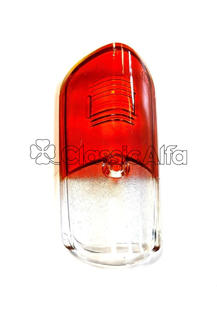 LT014/1 FRONT SIDELIGHT LENS AMBER & CLEAR, GT/GTj 1964-69, RIGHT