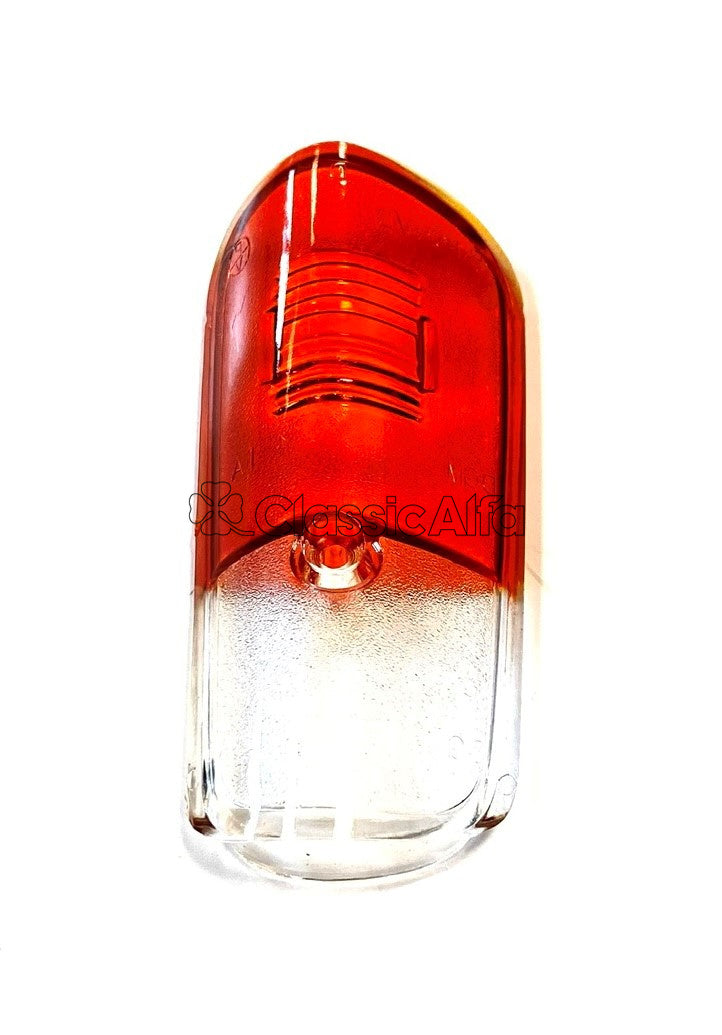 LT014 FRONT SIDELIGHT LENS AMBER & CLEAR GT/GTj 1964-69, LEFT