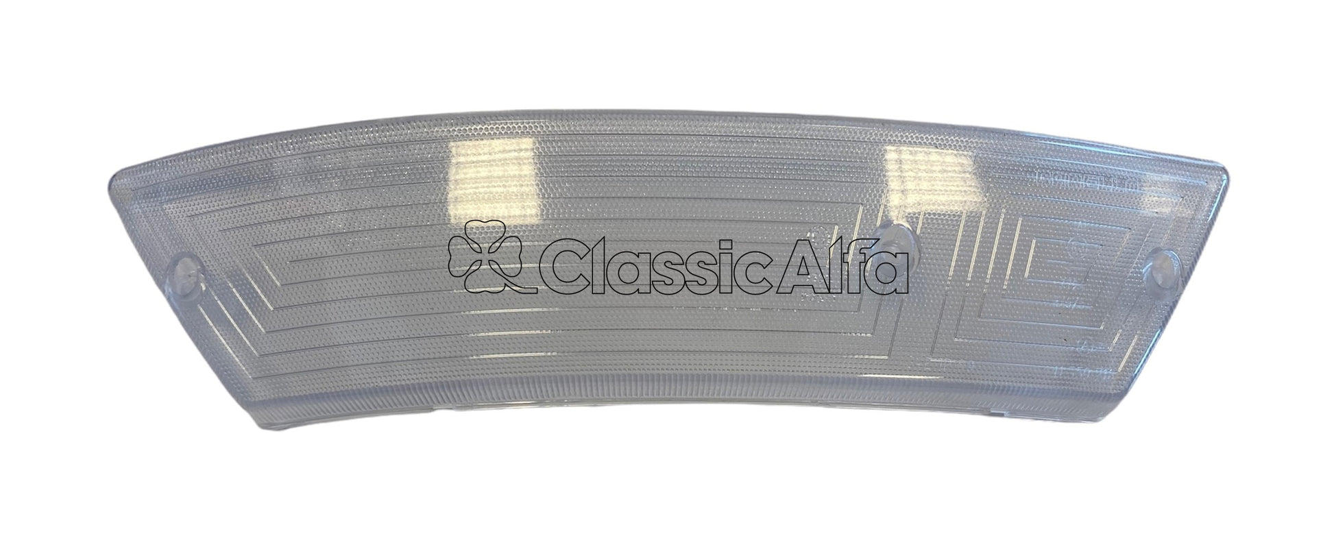 LT040/3 1970-84 SPIDER FRONT LIGHT LENS - RIGHT CLEAR - FOR EURO MARKETS