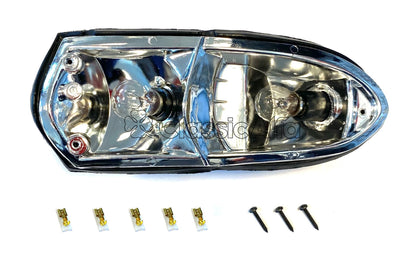 LT059/1 ROUNDTAIL SPIDER 1966-70 REAR LIGHT BACKING WITH RUBBER, RIGHT