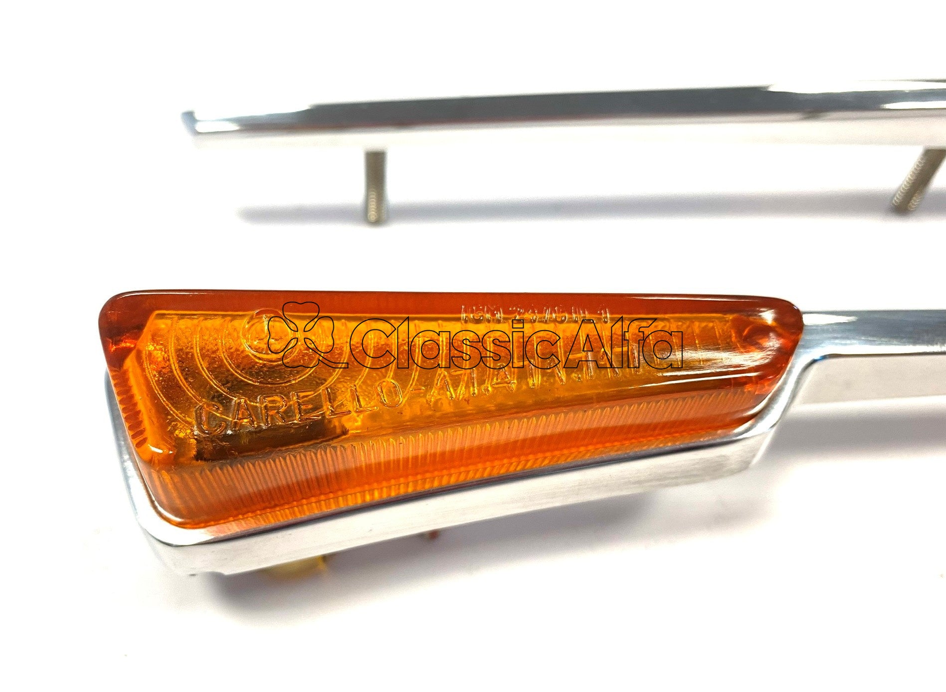 LT128 INDICATOR REPEATERS GIULIA TI / SUPER  PAIR LONG CHROME