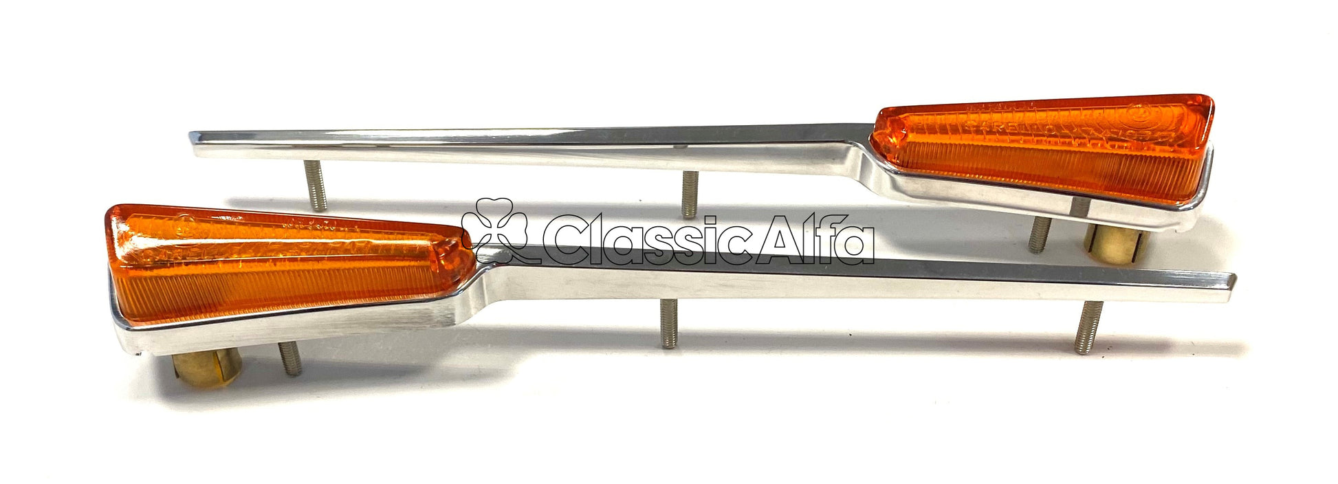 LT128 INDICATOR REPEATERS GIULIA TI / SUPER  PAIR LONG CHROME