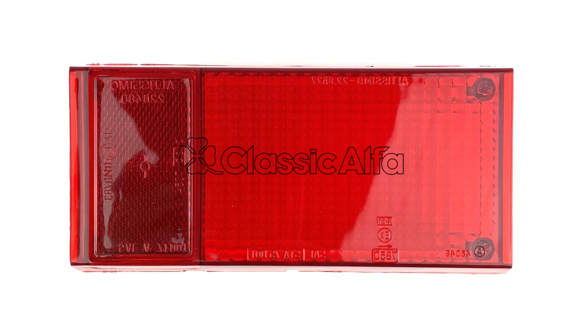 LT160/1 1970-83 SPIDER RED LIGHT LENS - RIGHT (ALTISSIMO)