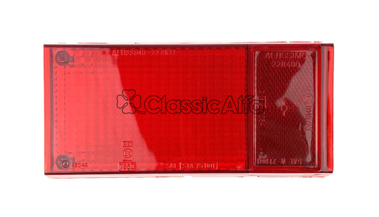 LT160 1970-83 SPIDER RED LIGHT LENS - LEFT (ALTISSIMO)