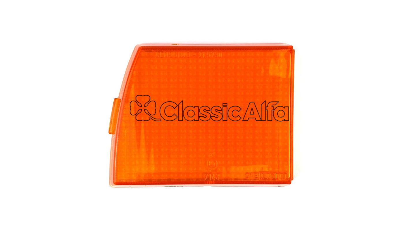 LT162 1970-83 SPIDER ORANGE REAR LENS - LEFT (ALTISSIMO)