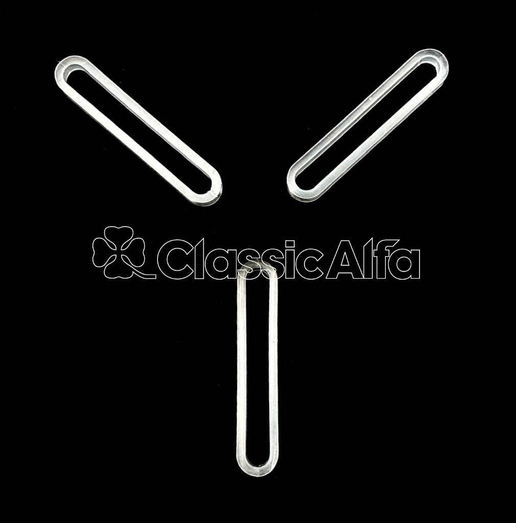 MI021 SET HORN PUSH SURROUNDS - 57mm LONG