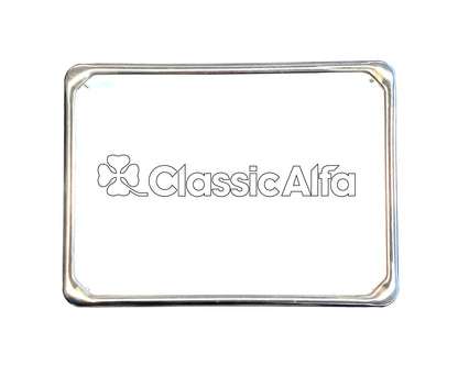 MI039 REAR NUMBER PLATE METAL FRAME WITH HIDDEN STUDS