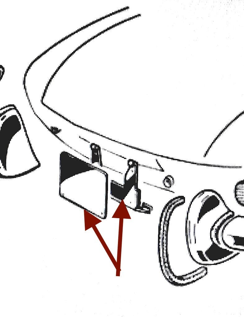 MI049 ROUNDTAIL REAR NUMBER PLATE SUPPORT