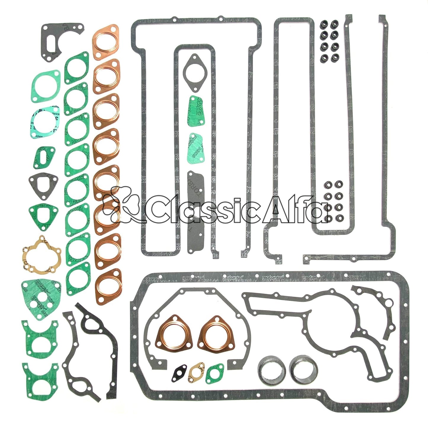 MN009 MONTREAL ENGINE GASKET SET - WITHOUT HEAD GASKETS