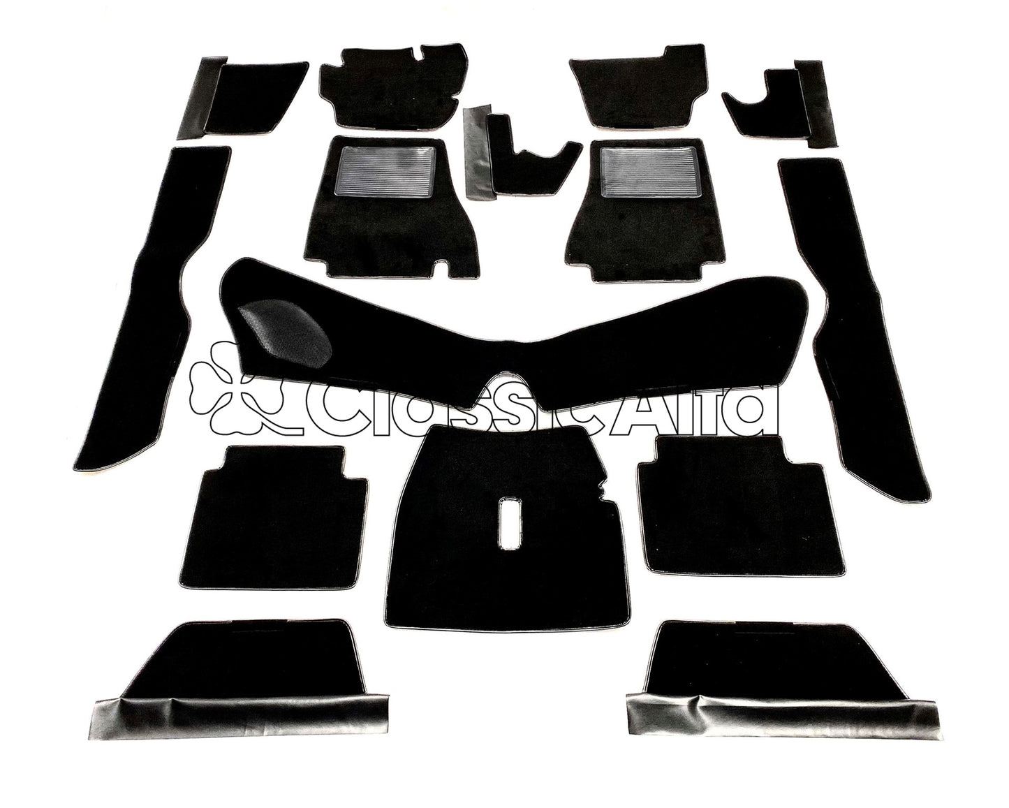 MN070 LHD MONTREAL CARPET SET - BLACK