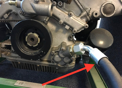 MN129/1 MONTREAL OIL COOLER TO OIL PUMP HOSE