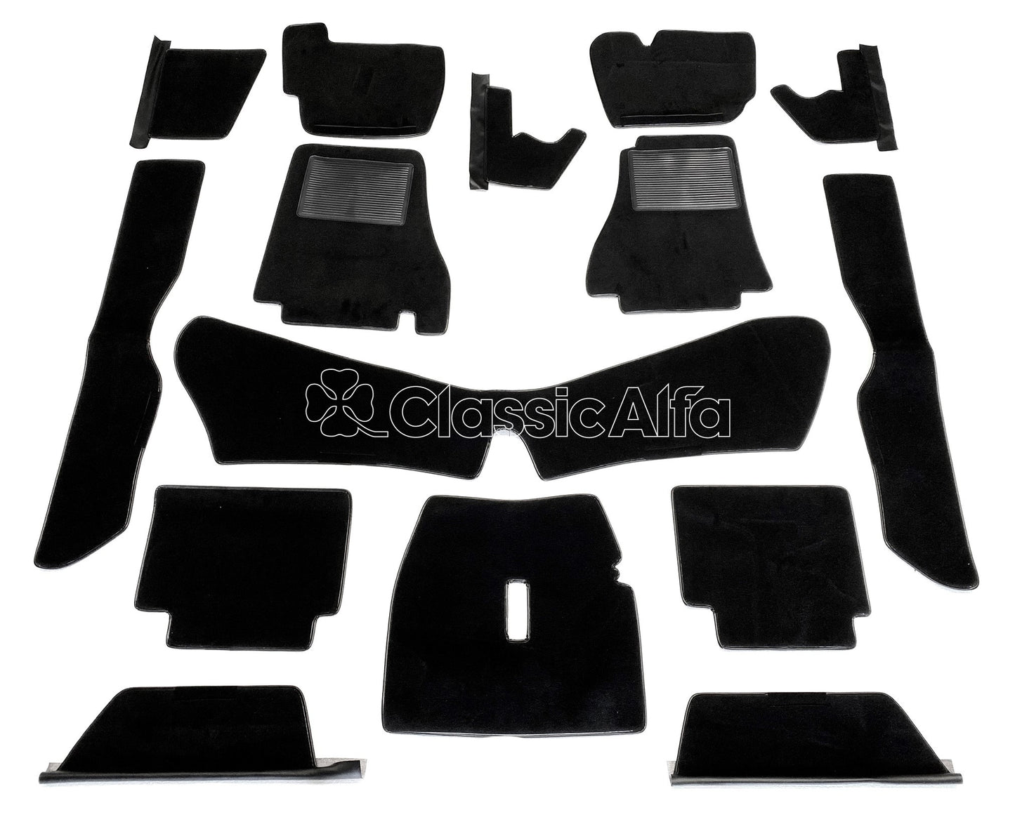 MN140 RHD MONTREAL CARPET SET - BLACK