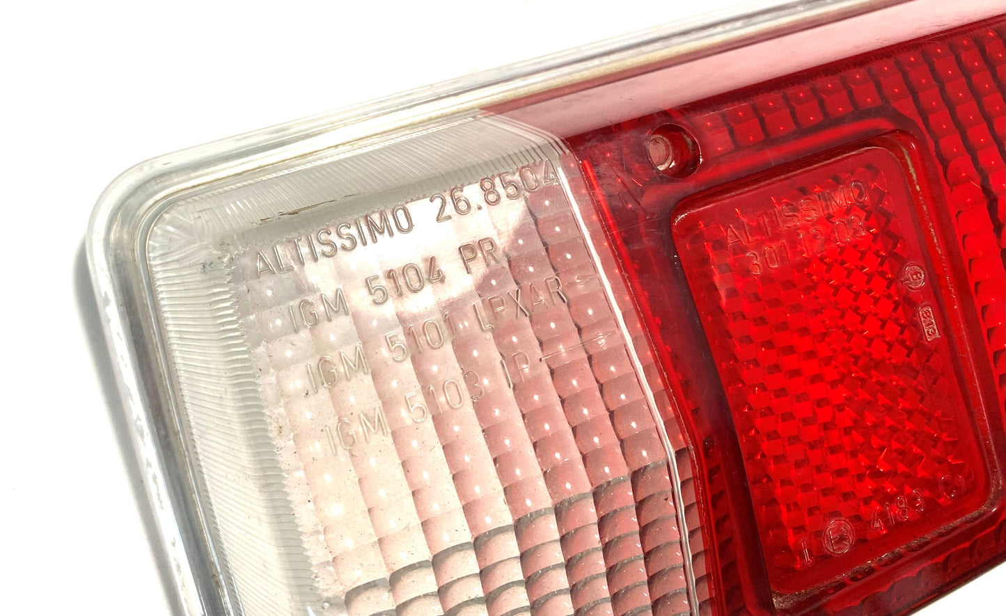 N0054 ORIGINAL 1750 BERLINA / 1300 JUNIOR Z ALTISSIMO REAR LENS RIGHT